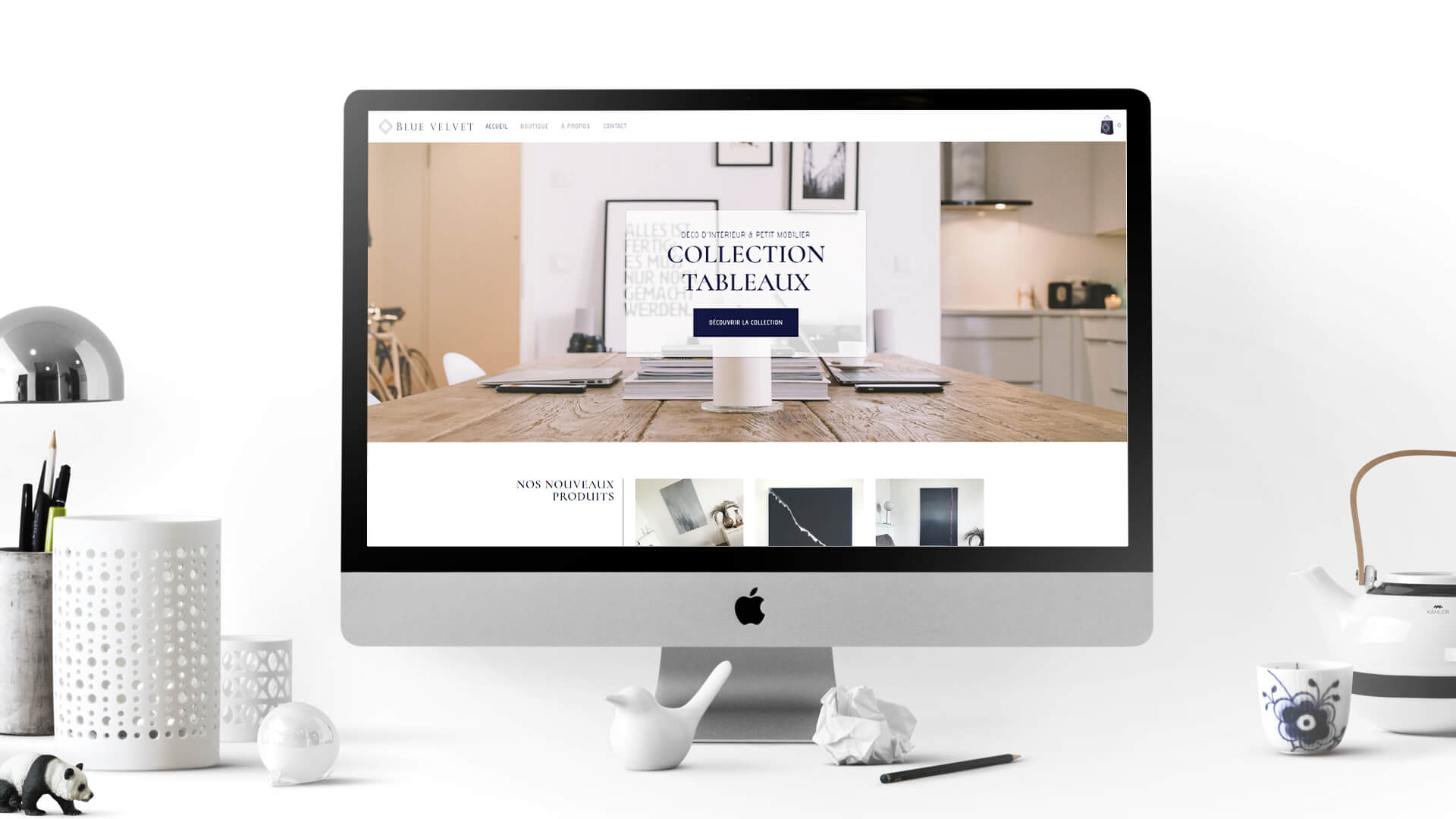 Site web Blue Velvet Home